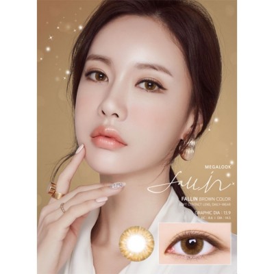 LENSME Megalook Fallin Brown(月拋) LENSME Megalook Fallin Brown(月拋)